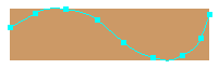 Geometrischer Effekt "Einschließendes Polygon (Rechteckiges Feld)"