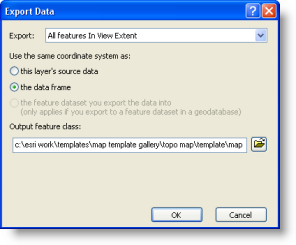 Layer in Feature-Class exportieren