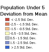 Legende für "Standardabweichung"