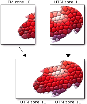 Kartenprojektionszone 1