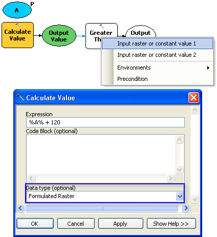 Datentyp "Formuliertes Raster"