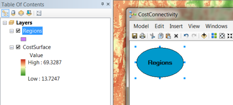 Adding Regions to the ModelBuilder model