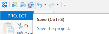Save the project