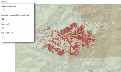 Another potential cougar habitat