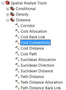 Browsing to the Cost Connectivity tool