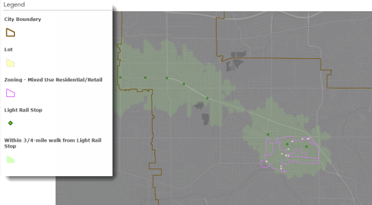 Which lots are suitable sites for a mixed-use development