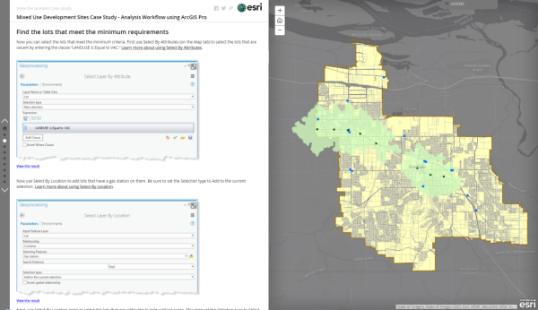 Which lots are suitable sites for a mixed-use development