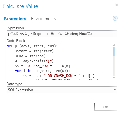 Calculate Value code block