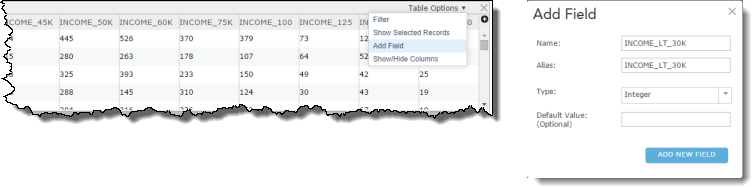 Add field parameters