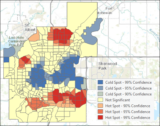 Diversity hot and cold spots