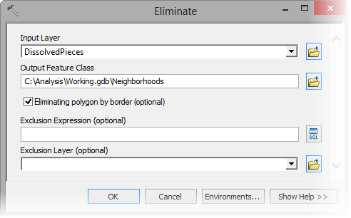 Eliminate tool parameters
