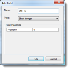 Add Field dialog box