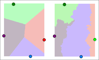 euclidean distance arcmap