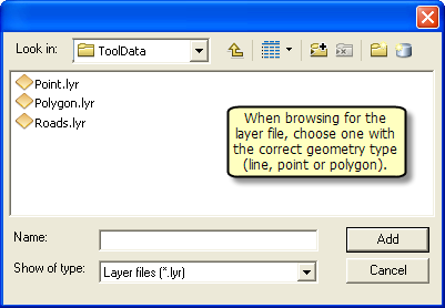 Supported Geometry type