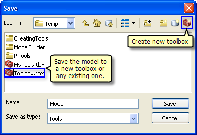 Saving models