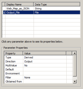 Output_File parameter properties