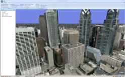 Virtual city globe service