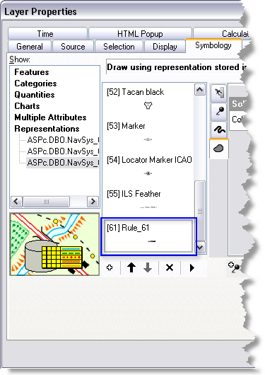 Rule added to the Layer Properties dialog box