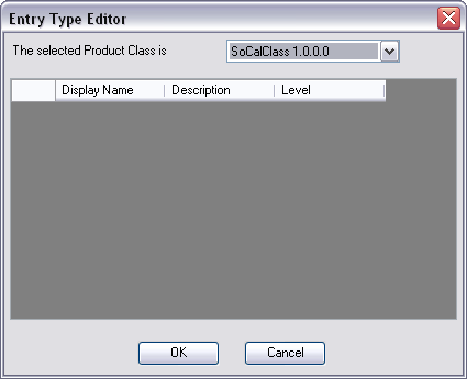 Entry Type Editor dialog box
