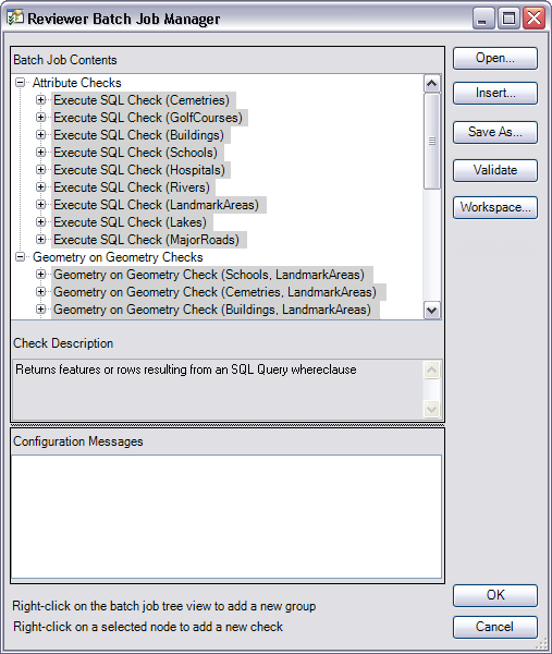 The Reviewer Batch Job Manager with a batch job loaded