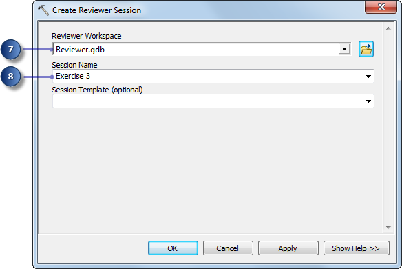 Create Reviewer Session with parameters populated