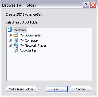 Browse For Folder dialog box