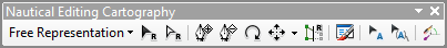 Nautical Editing Cartography toolbar