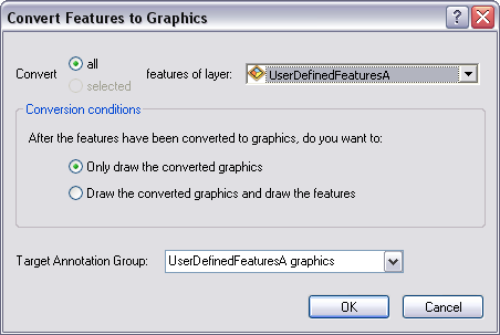 Convert Features to Graphics