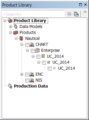 Product Library tree view