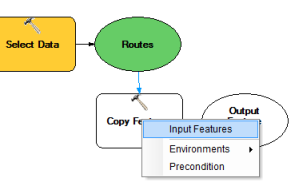 Connecting the output layer to Copy Features