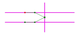 Example of clicking multiple vertices