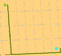 Route as true shape