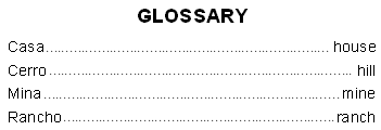 A glossary created from a graphic table element