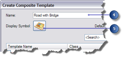 Create Composite Template dialog box with the template name
