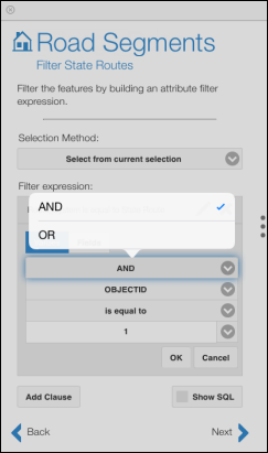 Adding a second attribute selection clause