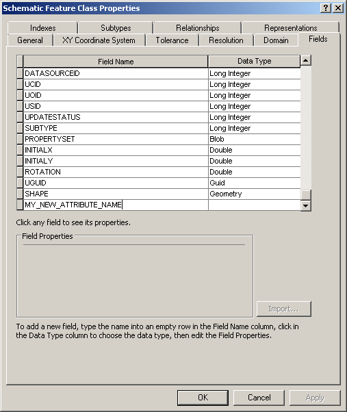Setting the Field Name value - sample