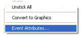 Event Attributes dialog box can be restored from Step tool context menu