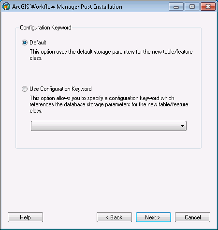 ArcGIS Workflow Manager Post-Installation