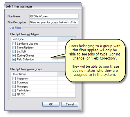 Job Filter Manager