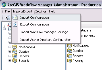 Importing Configuration files