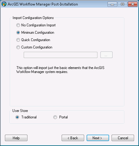 ArcGIS Workflow Manager Post-Installation