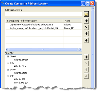 Create Composite Address Locator dialog box