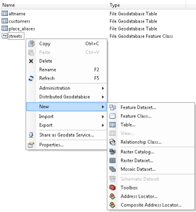 Create Address Locator