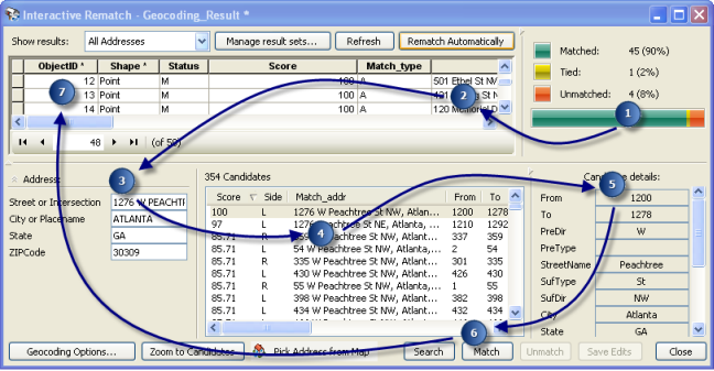 arcmap geocoding