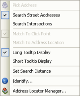 Address Inspector context menu