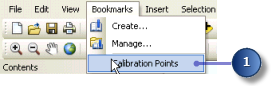 Clicking Calibration Points Bookmark