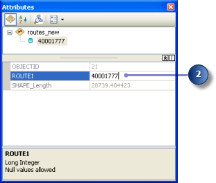 Editing the Route Identifier