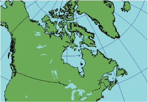 Illustration of the polyconic projection