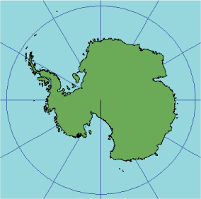 Illustration of the Lambert azimuthal equal area projection