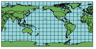 Illustration of the Plate Carrée projection